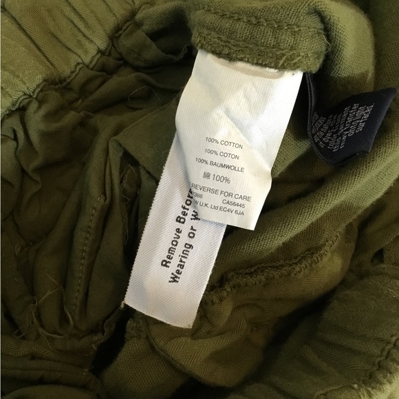 J. Crew Green Cotton Cargo Pants - Picture 4 of 6